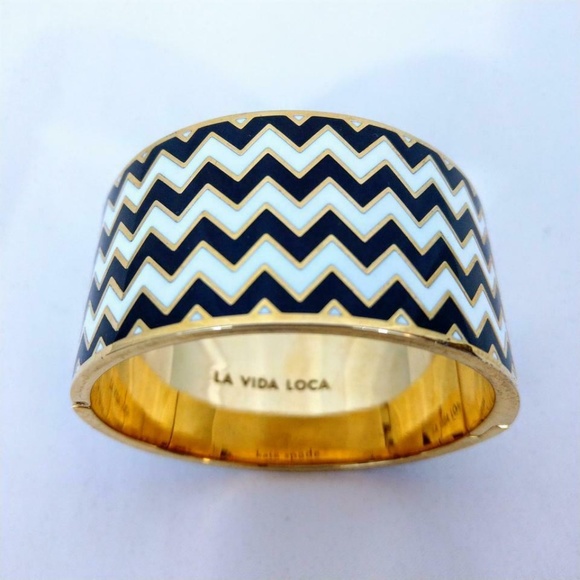 KATE SPADE La Vida Loca Chevron Bracelet - Picture 1 of 8